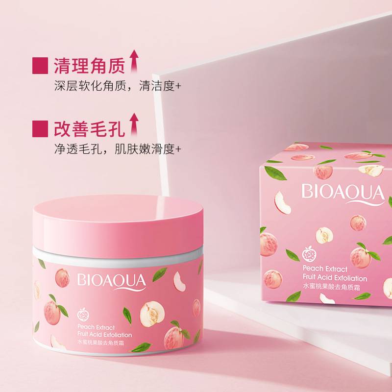 BIOAQUA Peach Exfoliating Face & body Gel 140G