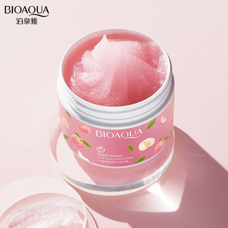 BIOAQUA Peach Exfoliating Face & body Gel 140G