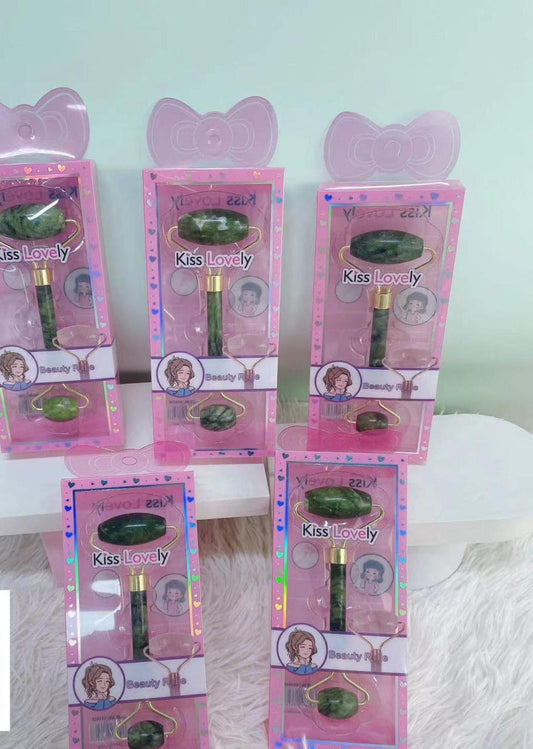 kiss lovely marble face jade roller