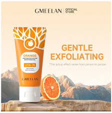 Orange Enzyme Exfoliating Gel - Brightening Exfoliating Gel for Face and Body - Mild Exfoliation Gel for Neck, Hands, Legs & Feet - Dead Skin Remover Gel